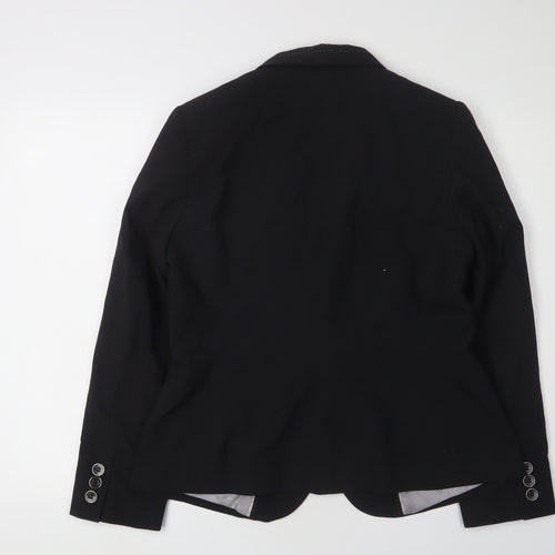 Marks and Spencer Women's Black Blazer Size 14 Lined Formal