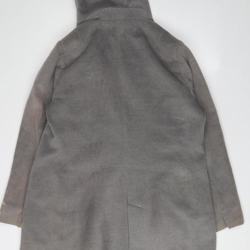 Malvin Women Grey Hooded XL Overcoat