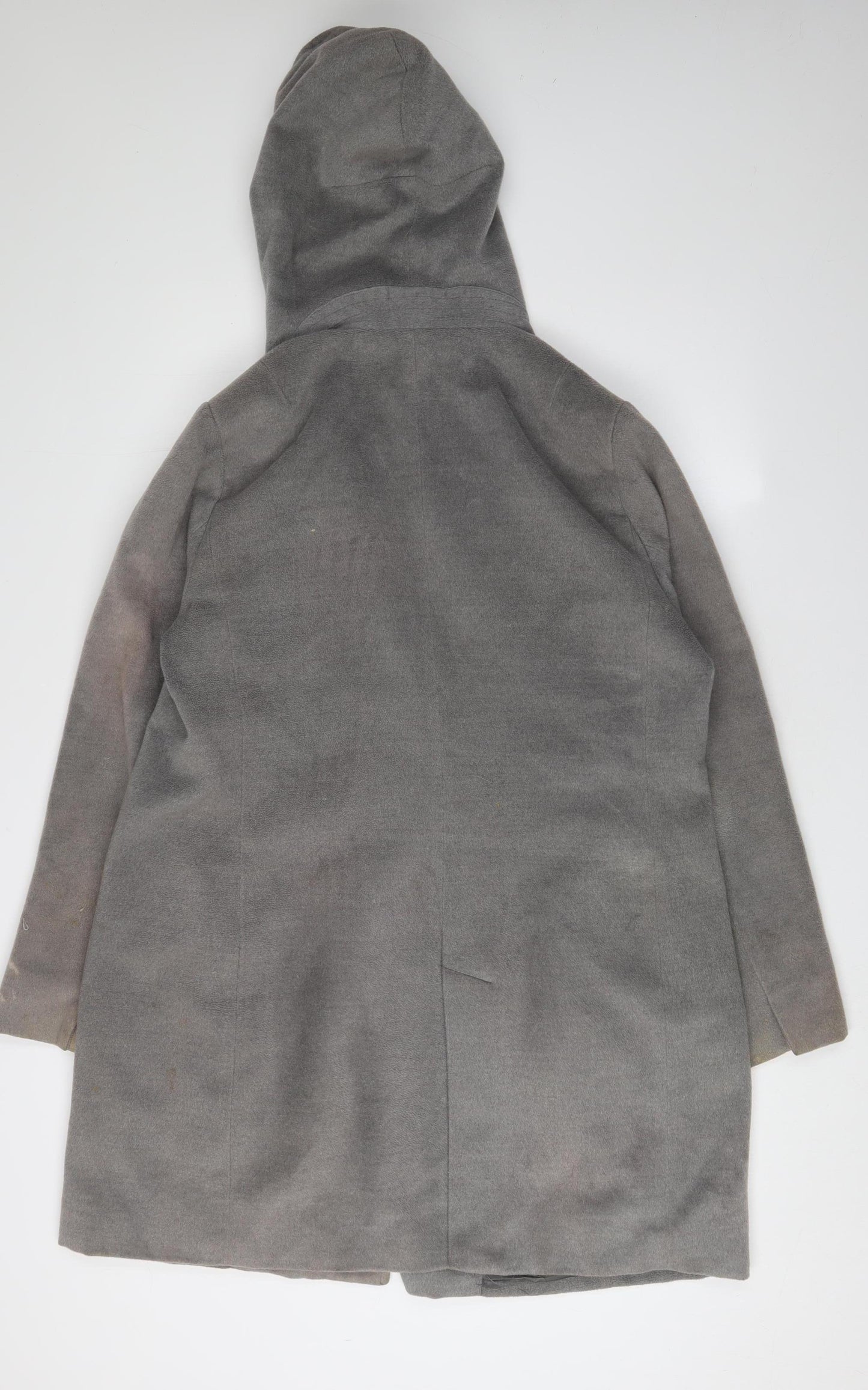 Malvin Women Grey Hooded XL Overcoat