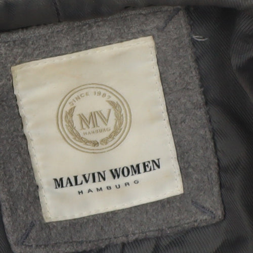 Malvin Women Grey Hooded XL Overcoat