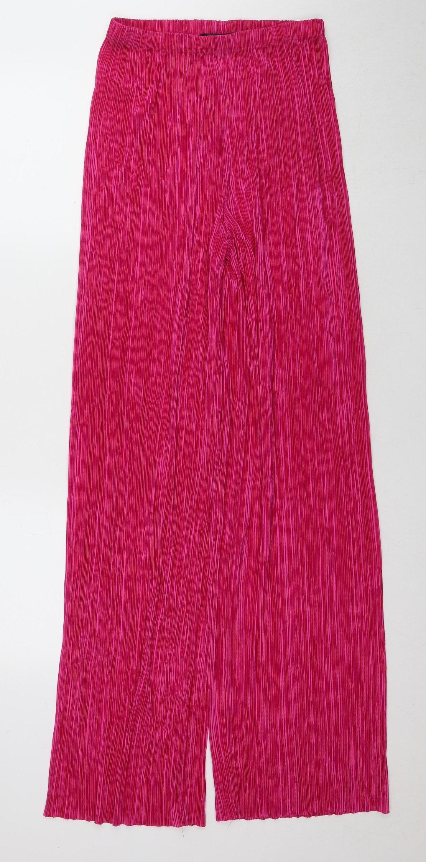 Boohoo Women's Multicoloured Trousers Size 10