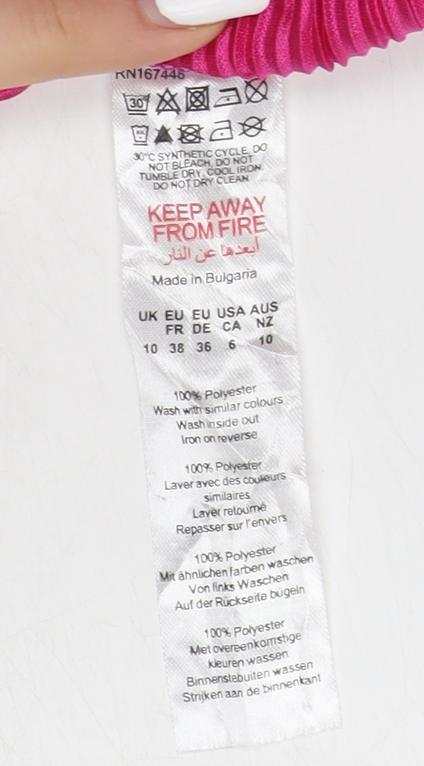 Boohoo Women's Multicoloured Trousers Size 10