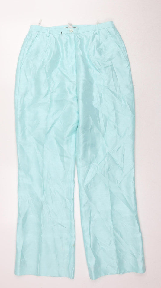 Peter Martin Women's Blue Trousers Size 12