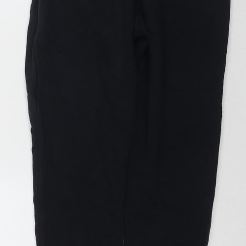 Marks and Spencer Boys Black Sweatpants, 12 Years, Elastic Waist