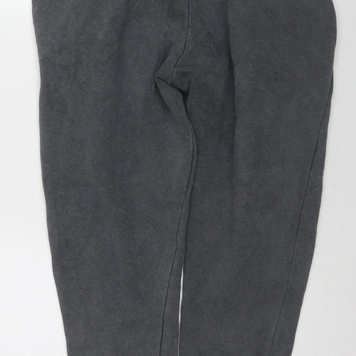 Man XL Grey Men's Jogger Fleece Trousers Elastic Waist