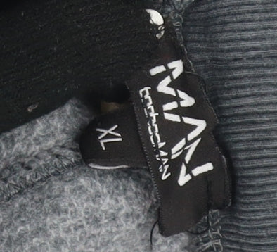 Man XL Grey Men's Jogger Fleece Trousers Elastic Waist