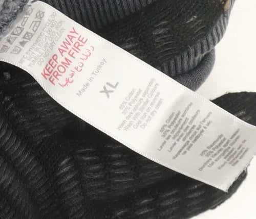 Man XL Grey Men's Jogger Fleece Trousers Elastic Waist