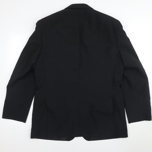 Burton Men's Black Blazer 42R Regular Shawl Lapel