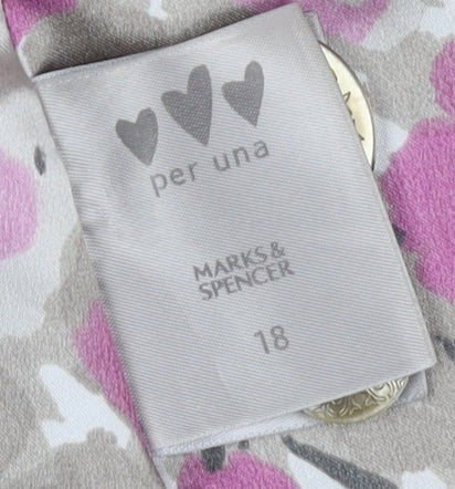 Marks and Spencer Women's Beige Button Mid-Length Coat