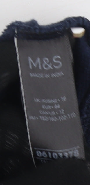 Marks and Spencer Women's Blue Pullover Sweatshirt Size 16