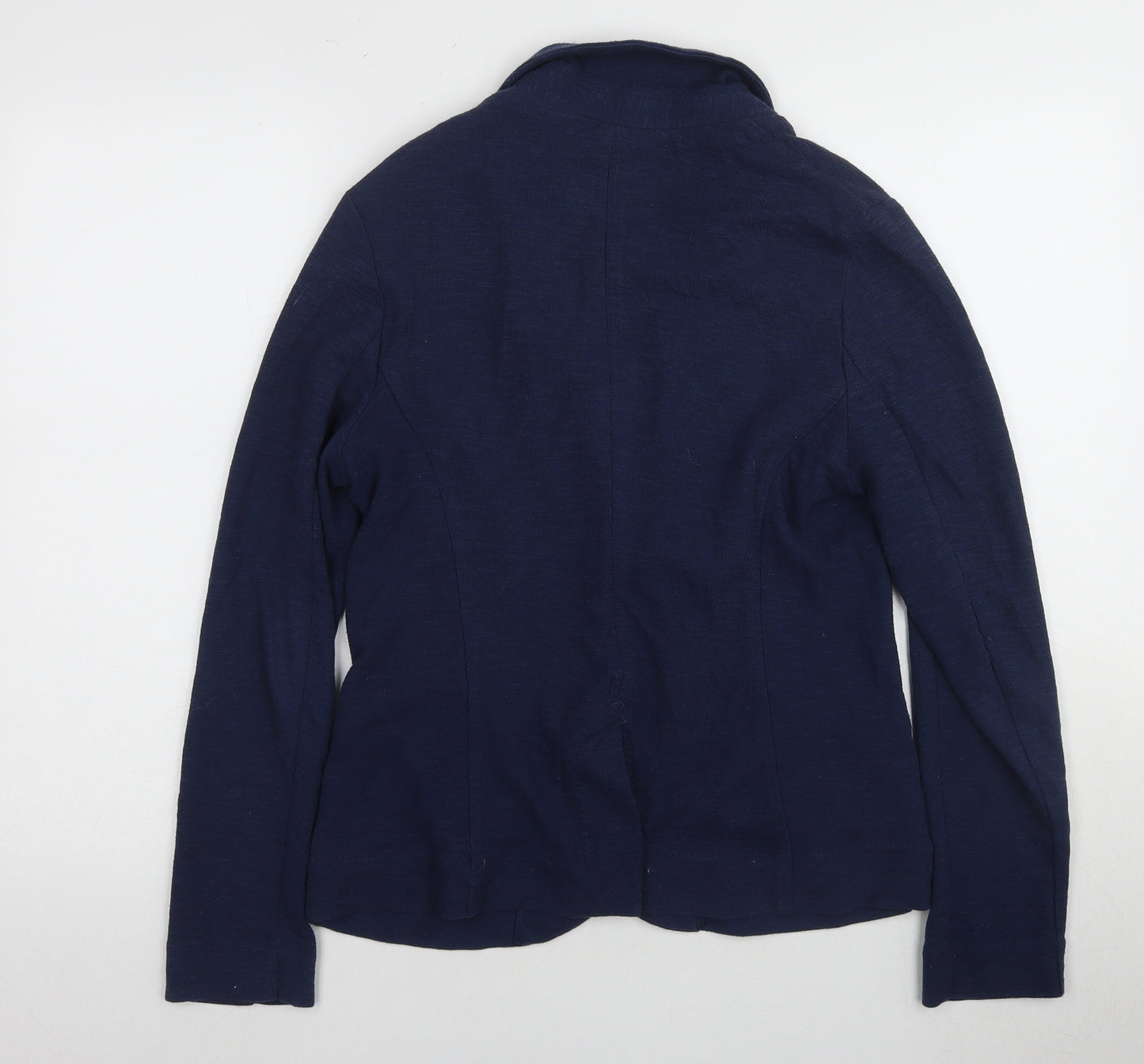 New Look Women's Blue Blazer - Size 12, Classic Style