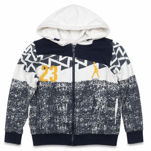 Energies Boys Multi Geometric Full Zip Hoodie 12 Years