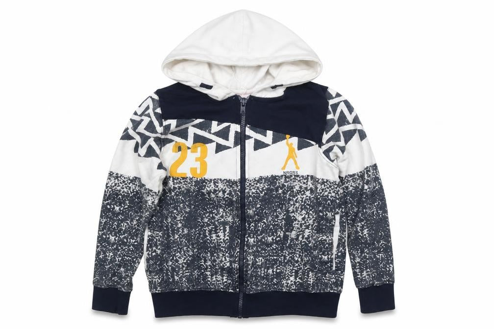 Energies Boys Multi Geometric Full Zip Hoodie 12 Years