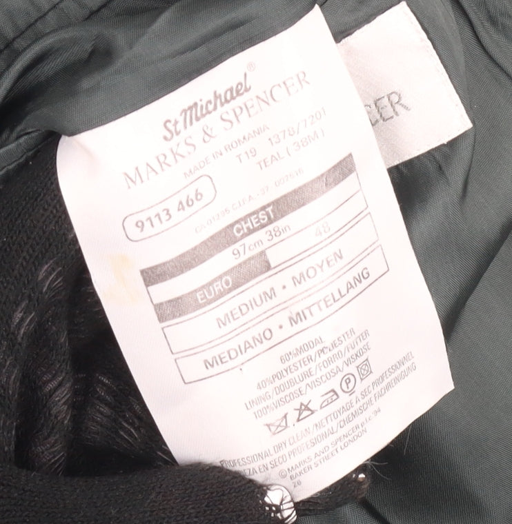 Marks and Spencer Men's Teal Blazer Size 38R