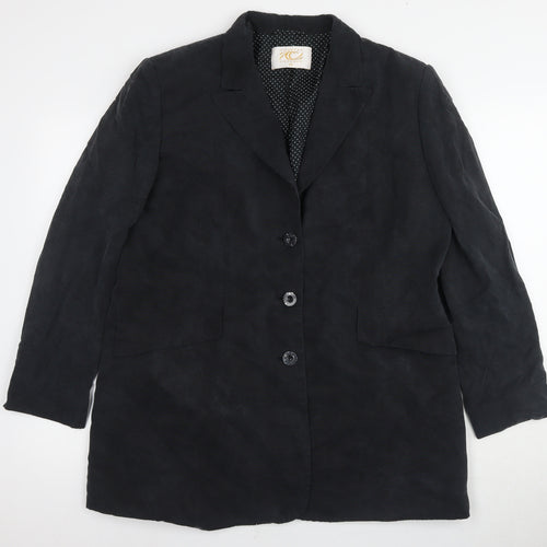 Country Casuals Women's Black Coat Size 18