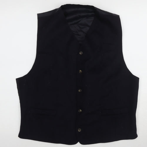 Principles Men's Black Suit Waistcoat XL