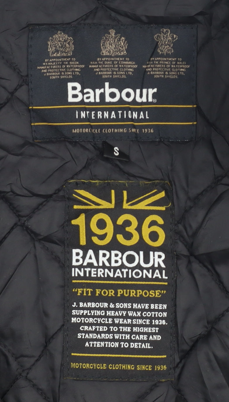 Barbour Men's Black Motorcycle Jacket Size S
