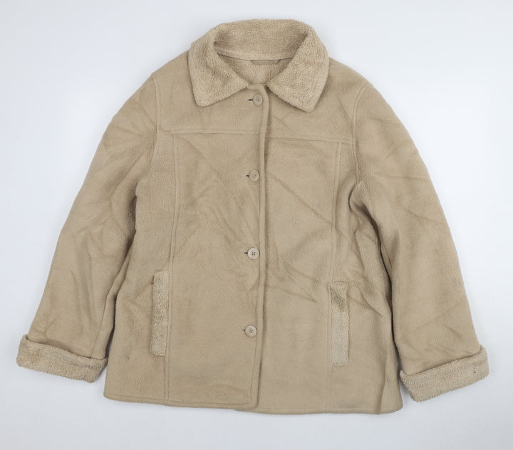 EWM Pure Classics Women's Beige Coat Size 12
