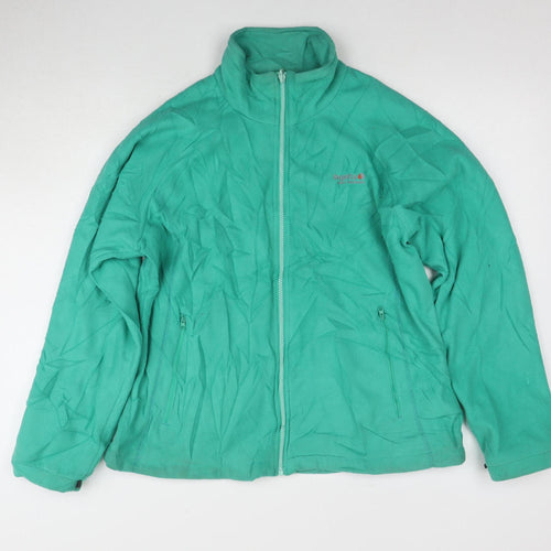 Regatta Women's Green Fleece Jacket Size 10