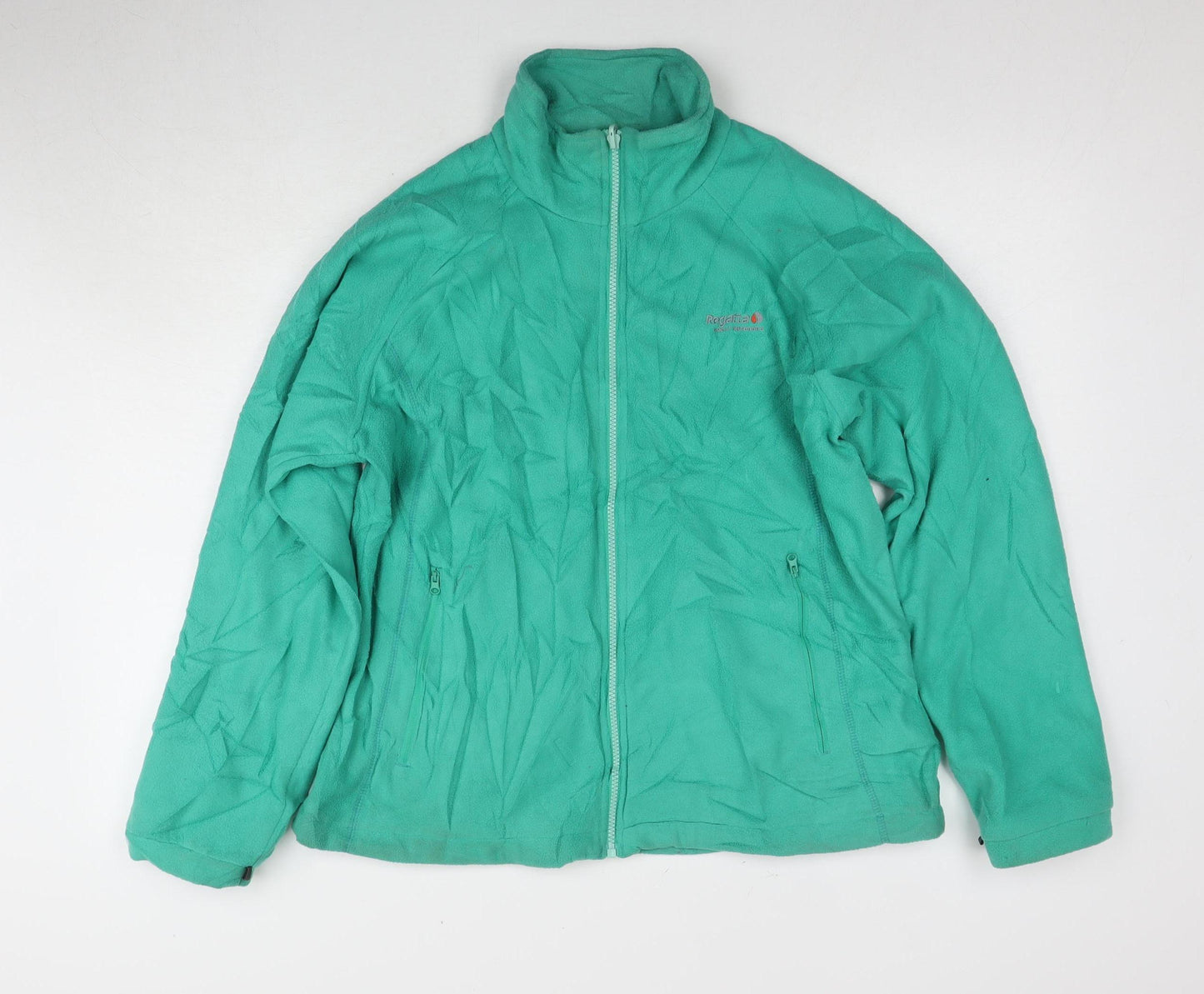 Regatta Women's Green Fleece Jacket Size 10
