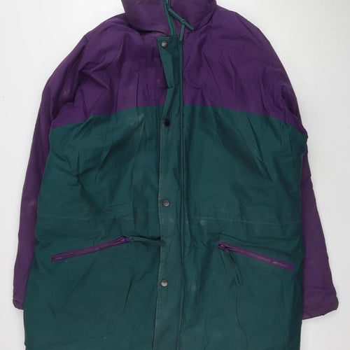 Regatta Men's XL Green Purple Waterproof Jacket