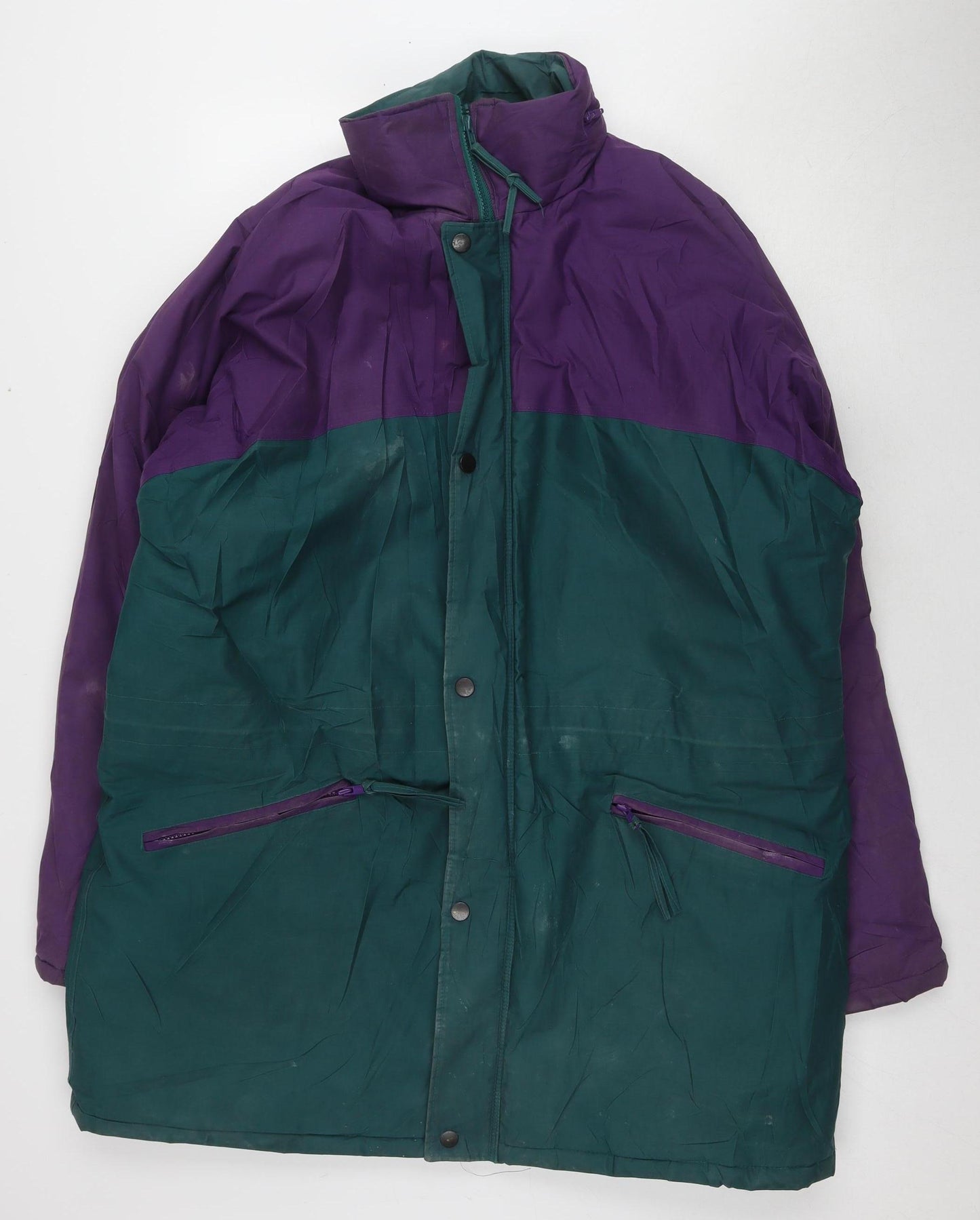 Regatta Men's XL Green Purple Waterproof Jacket
