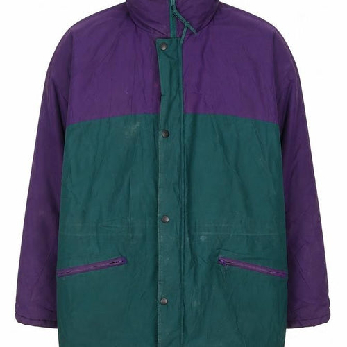 Regatta Men's XL Green Purple Waterproof Jacket