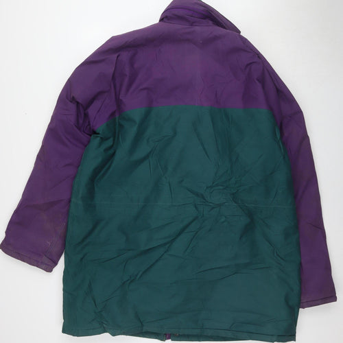 Regatta Men's XL Green Purple Waterproof Jacket