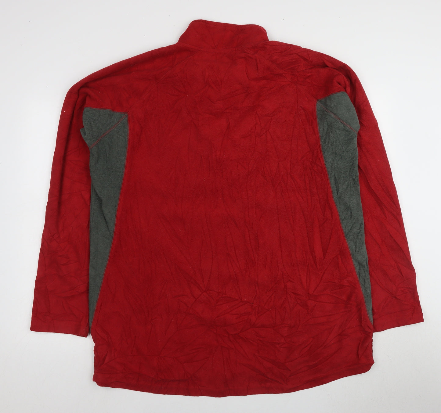 Peter Storm Men's Red 1/4 Zip Sweatshirt 2XL Fleece