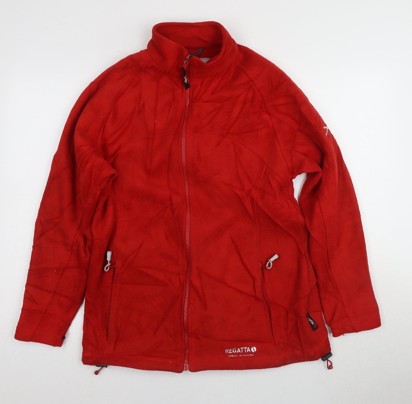 Regatta Women's Red Fleece Jacket, Size 16, Casual