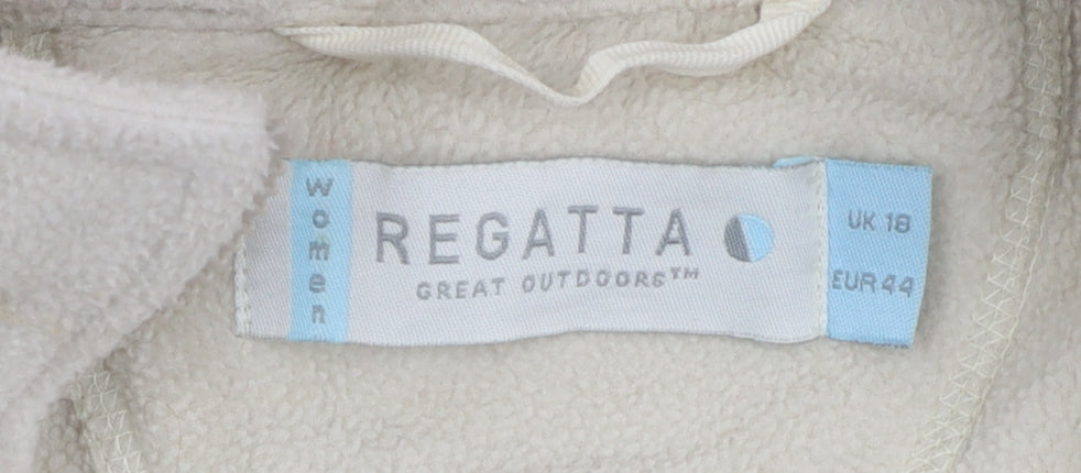 Regatta Women's Beige Fleece Jacket Size 18