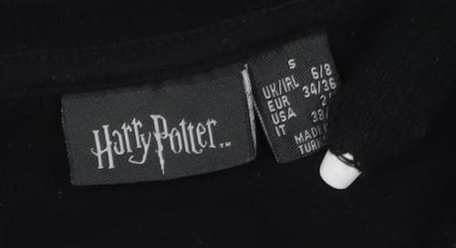 Harry Potter Black Unisex Adults S Sweatshirt Pullover