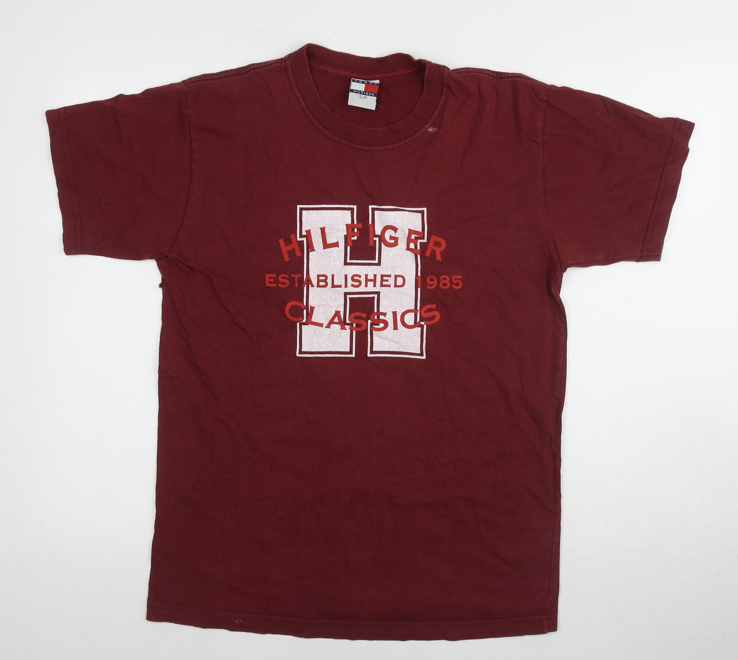 Tommy Hilfiger Men's Red Graphic Print T-Shirt S