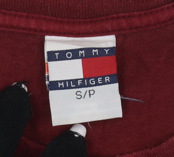 Tommy Hilfiger Men's Red Graphic Print T-Shirt S