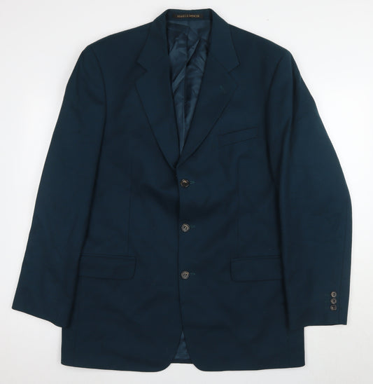 Marks and Spencer Men's Blue 42L Blazer