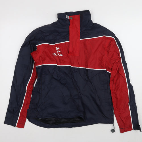 Kukri Boys Blue Red Sport Jacket with Hood Size 8