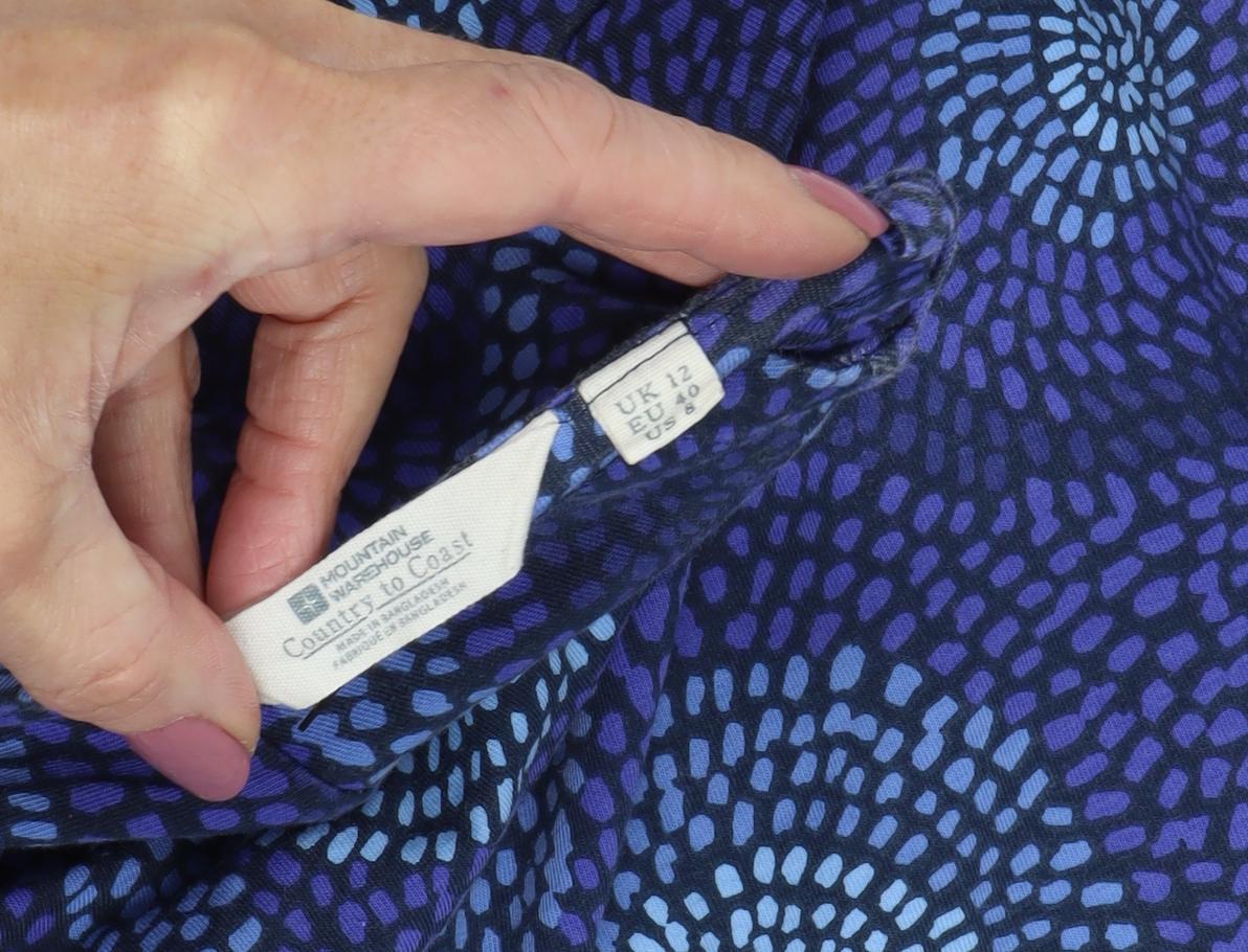 Mountain Warehouse Women's Blue A-Line Dress Size 12