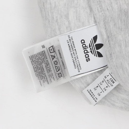 Adidas Boys Grey Athletic Shorts Size 34