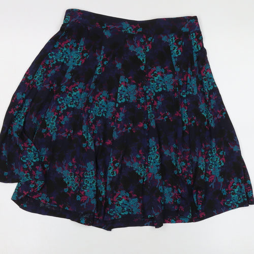 Fatface Women's Multicoloured Floral A-Line Skirt Size 10