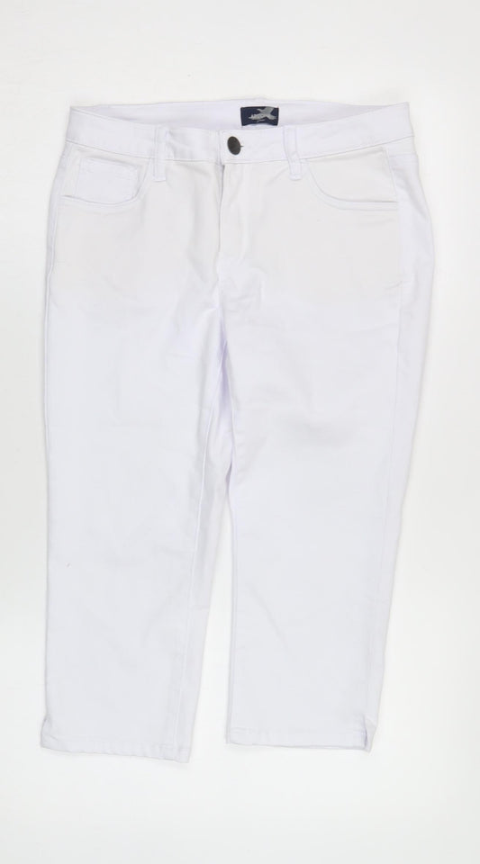 Arizona Women's White Straight Jeans Size 12