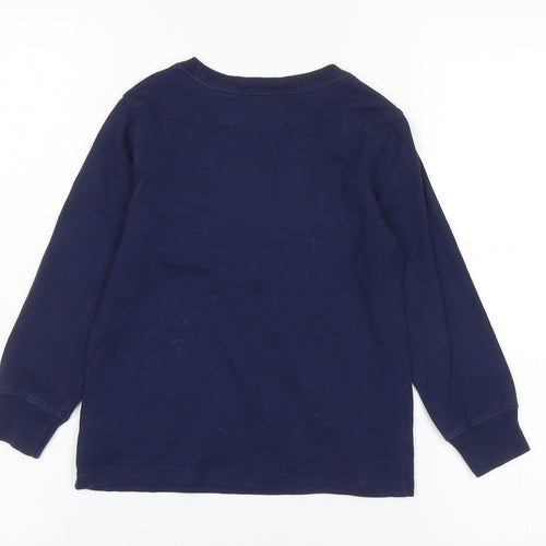 Ralph Lauren Boys Blue Long Sleeve T-Shirt, Size 4 Years