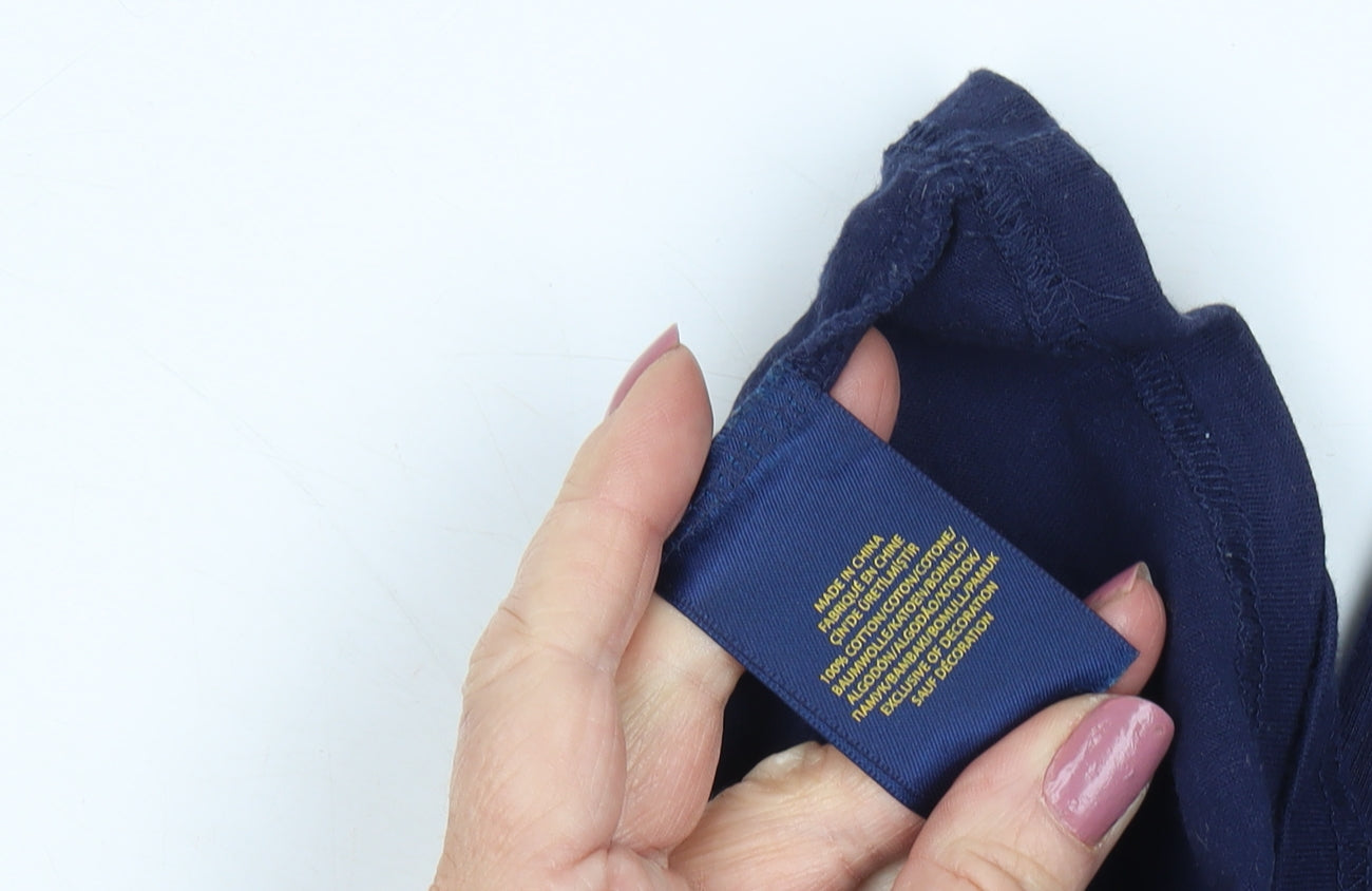 Ralph Lauren Boys Blue Long Sleeve T-Shirt, Size 4 Years