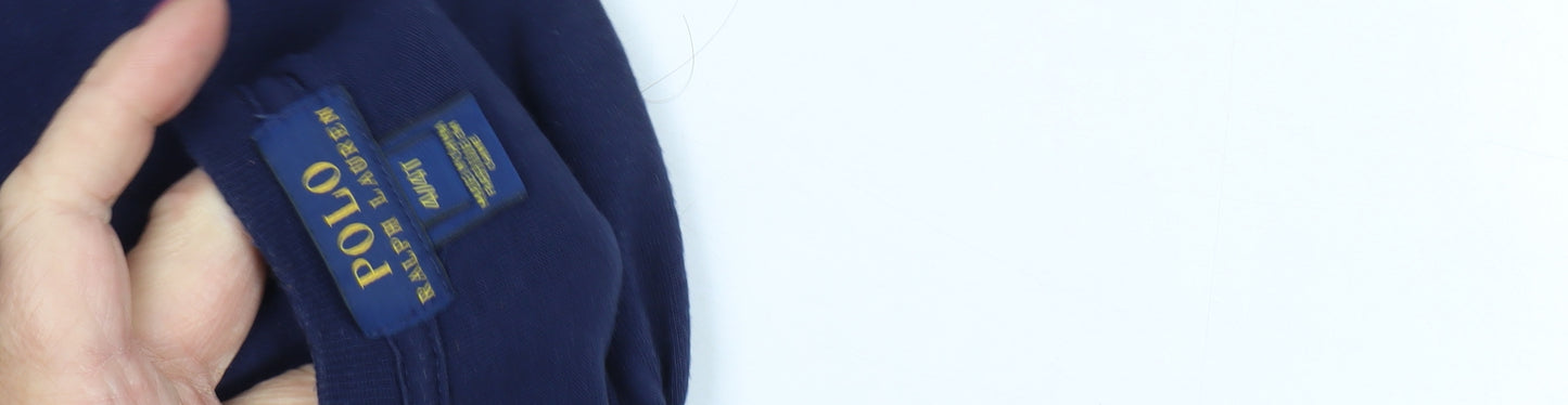 Ralph Lauren Boys Blue Long Sleeve T-Shirt, Size 4 Years