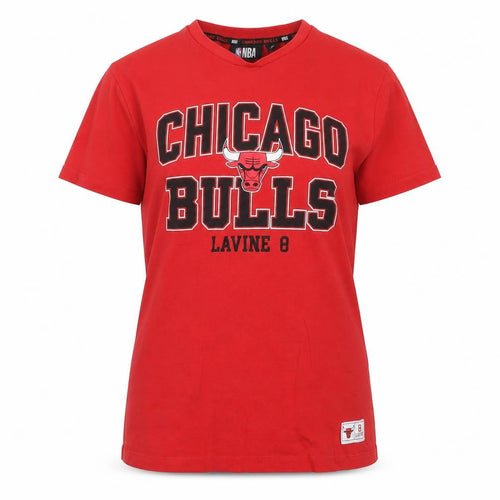 NBA Unisex Red T-Shirt - Size S, Sports Style