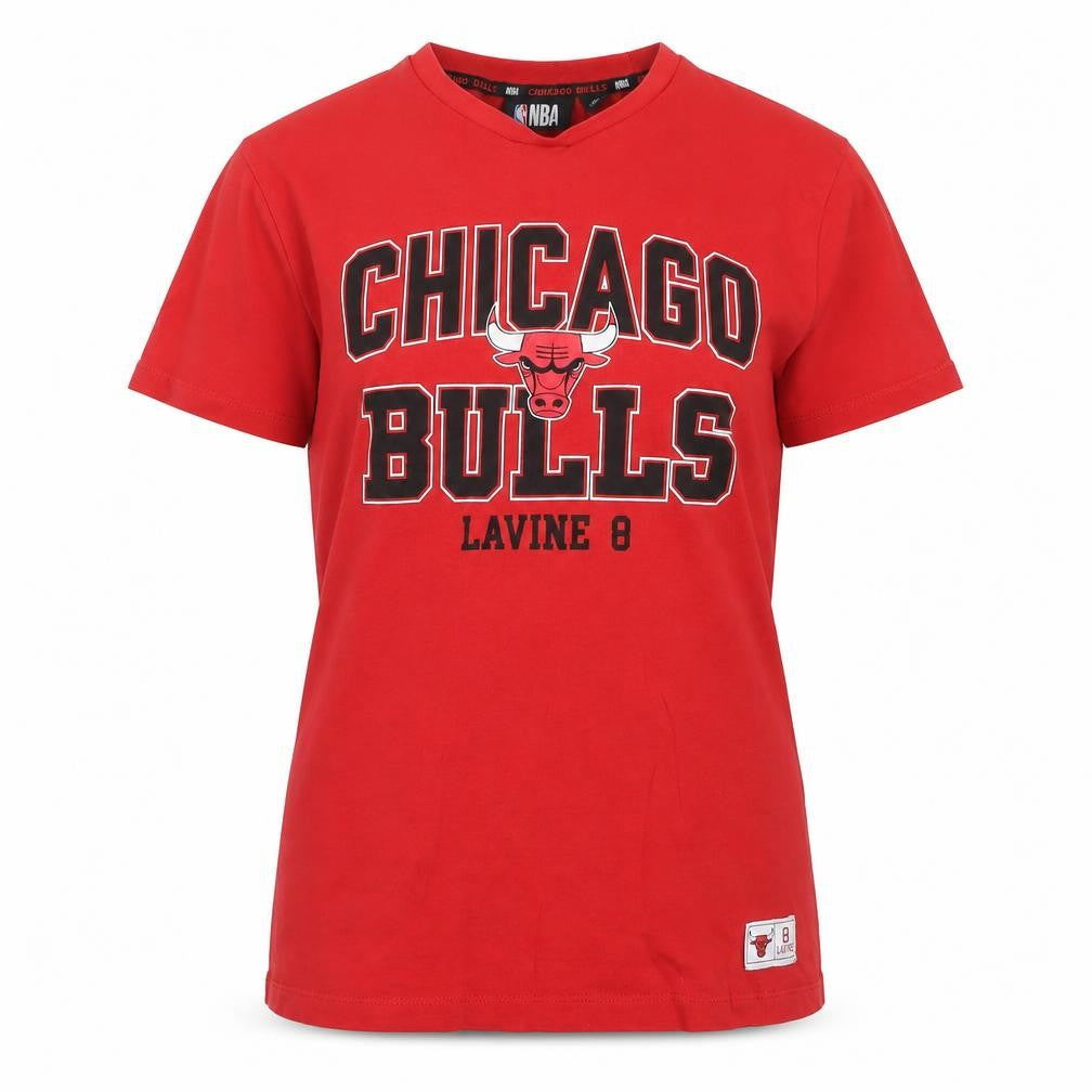 NBA Unisex Red T-Shirt - Size S, Sports Style