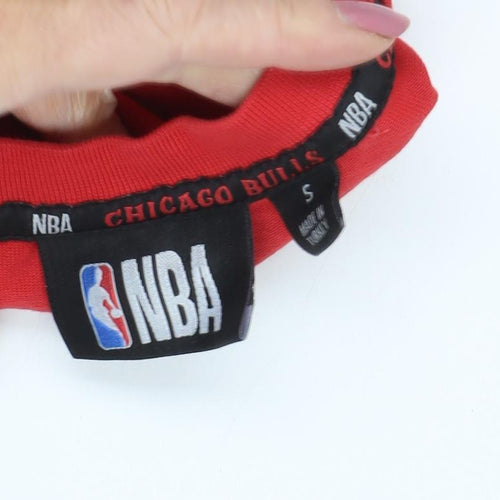 NBA Unisex Red T-Shirt - Size S, Sports Style