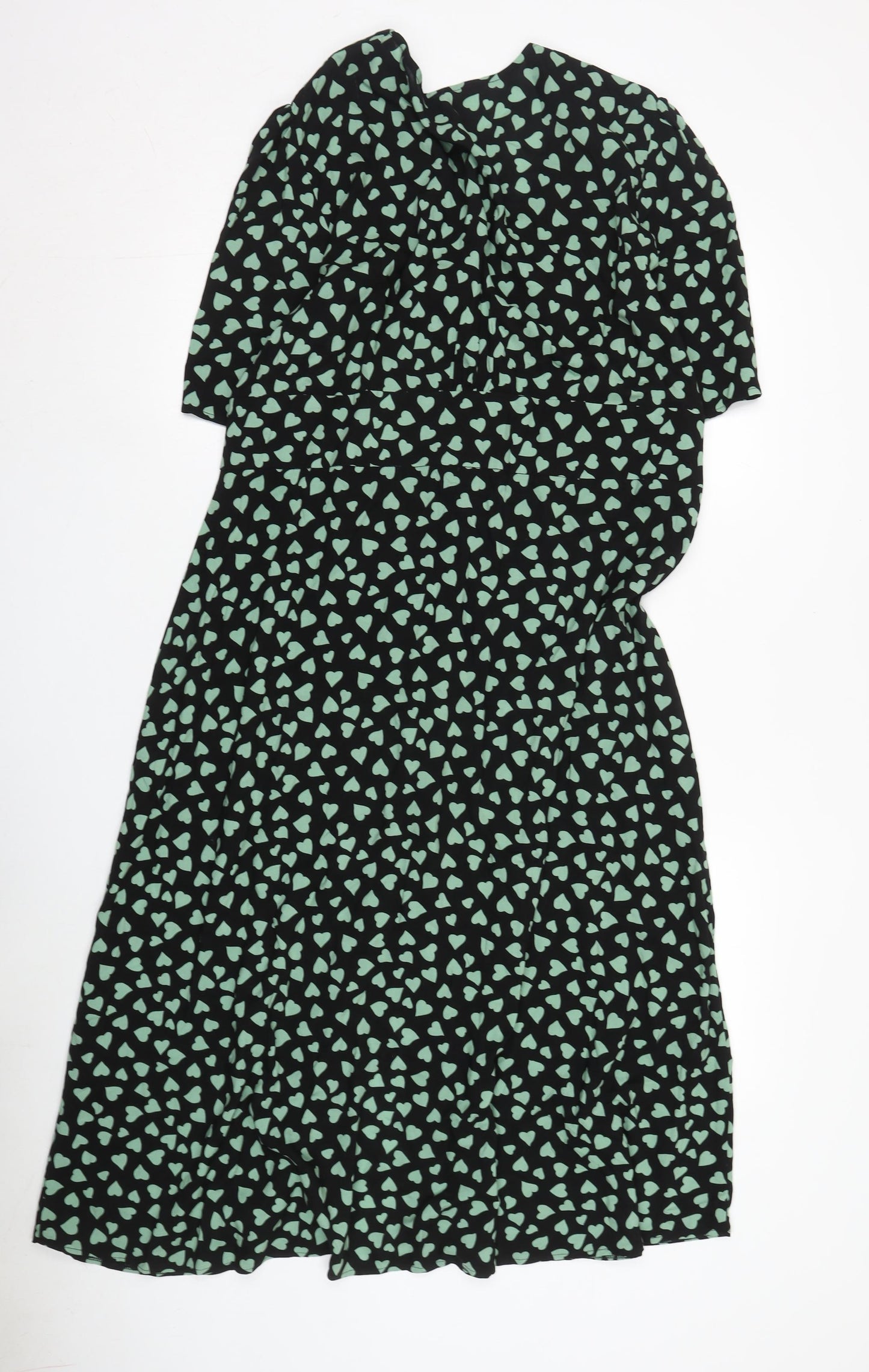 Nobody's Child Women's Black Viscose Dress - Size 18