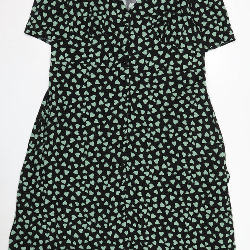 Nobody's Child Women's Black Viscose Dress - Size 18