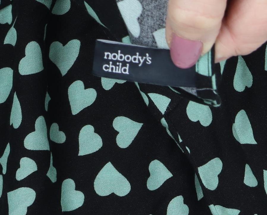 Nobody's Child Women's Black Viscose Dress - Size 18