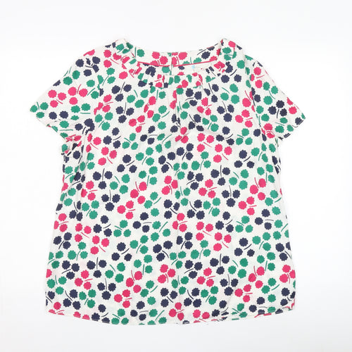 Boden Women's Floral Tunic Blouse, Size 18, Silk Blend